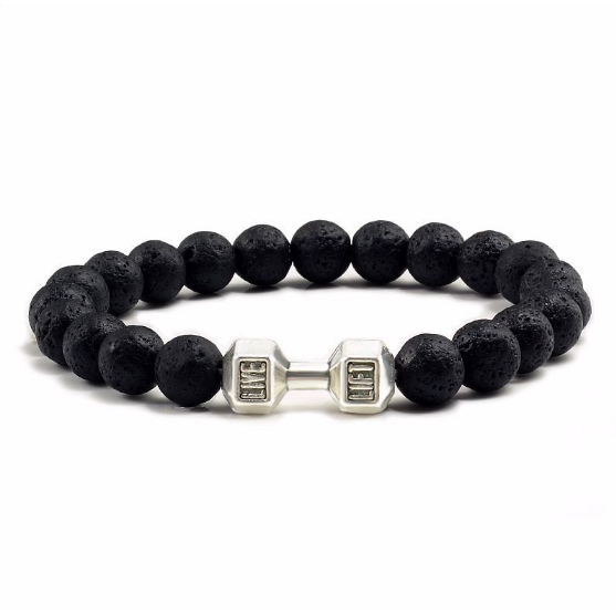 Aromatherapy Bracelet with Volcanic Stones