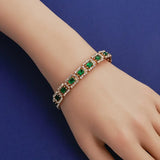 Doré Elisa Esmeralda Bracelet
