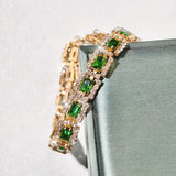 Doré Elisa Esmeralda Bracelet
