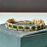 Doré Elisa Esmeralda Bracelet