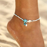 Star, Shell & Natural Stone Bracelet