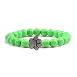 Paw-Shaped Natural Stone Pearl Bracelet