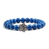 Paw-Shaped Natural Stone Pearl Bracelet