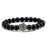 Paw-Shaped Natural Stone Pearl Bracelet