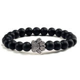 Paw-Shaped Natural Stone Pearl Bracelet