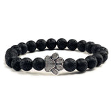 Paw-Shaped Natural Stone Pearl Bracelet