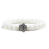 Paw-Shaped Natural Stone Pearl Bracelet