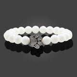 Paw-Shaped Natural Stone Pearl Bracelet