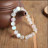 Bracelet with Confidence, Daisies & Moonstone
