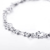 Bracelet with Raised Claws & Raw Silver Bones – Limited Edition