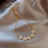 Daisy Bracelet in Gold Crystal