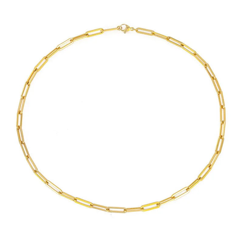 Women's Brooch with Steel Chain