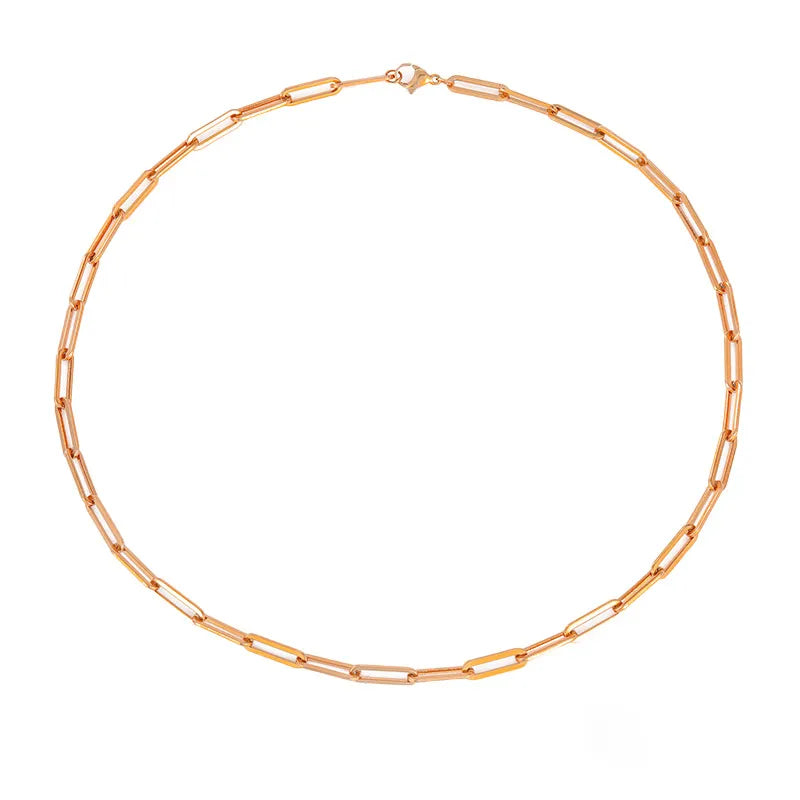 Women's Brooch with Steel Chain