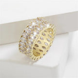 Large Bracelet in Eastern Gold Crystal