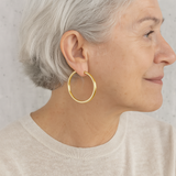 Large Ring-Shaped Earrings