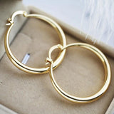 Large Ring-Shaped Earrings