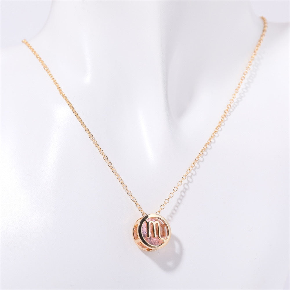 Two-Sided Zodiac Necklace