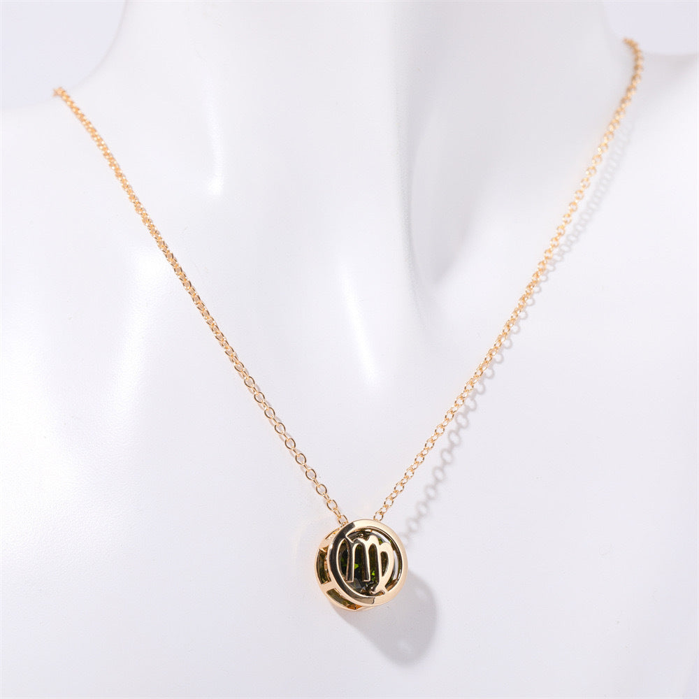 Two-Sided Zodiac Necklace