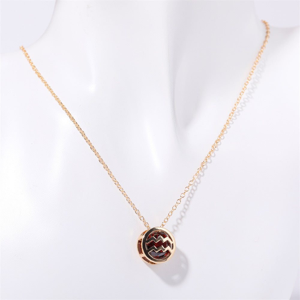 Two-Sided Zodiac Necklace