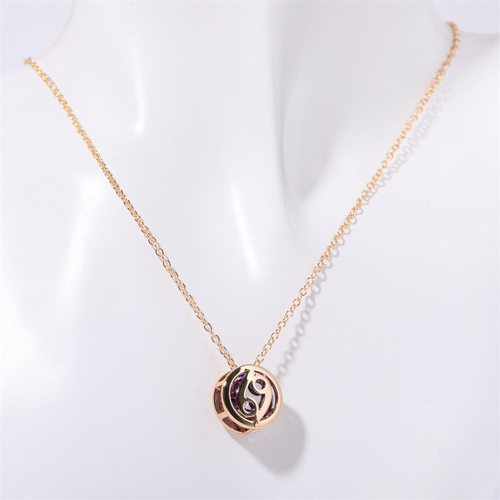 Two-Sided Zodiac Necklace