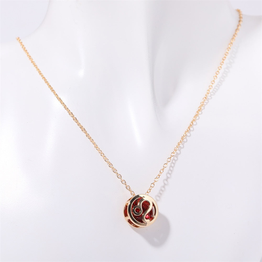 Two-Sided Zodiac Necklace