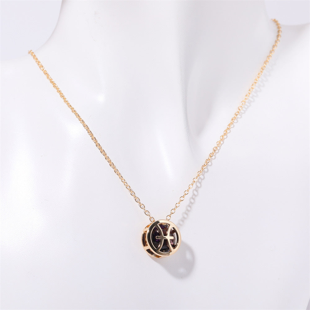 Two-Sided Zodiac Necklace