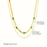 Two-Sided Retro Gold Necklace Sorella Gem