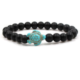 Exclusive Natural Stone Turtle Bracelet