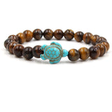Exclusive Natural Stone Turtle Bracelet
