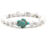 Exclusive Natural Stone Turtle Bracelet