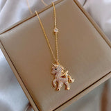 Elegant Necklace with Unicorn