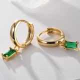 Elegant Louisa Emerald Earrings