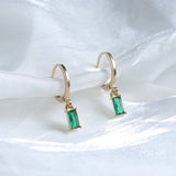 Elegant Louisa Emerald Earrings
