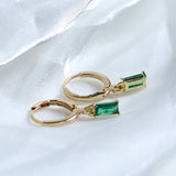 Elegant Louisa Emerald Earrings