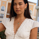 'Goodluck' Jade Pendant Necklace