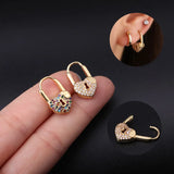 Heartlock Mini Hoops