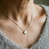 Classic Necklace with Unique Silver Pendant