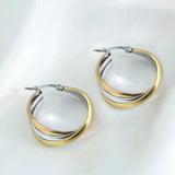 Boho Earrings in Silver & Gold