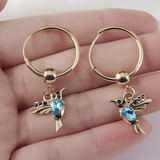 Chameleon Earrings & Necklace