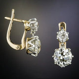 Earrings with European & American Zircon