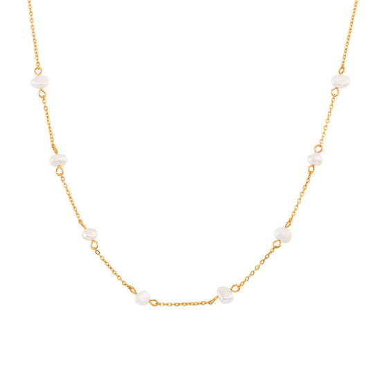 Complete Set: Stainless Steel Daisy Necklace & Bracelet