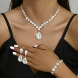 Complete Three-Piece Bridal Jewelry Set