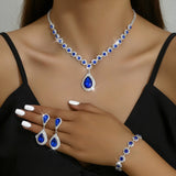 Complete Three-Piece Bridal Jewelry Set
