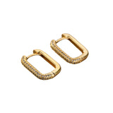 Valeria Square & Round Earrings