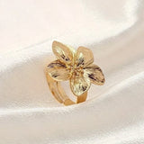 Aurore Floral Ring in Gold