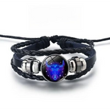 Shimmering Bracelet with 12 Zodiac Signs