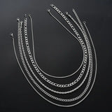 Luxury Braided Stainless Steel Chain Set