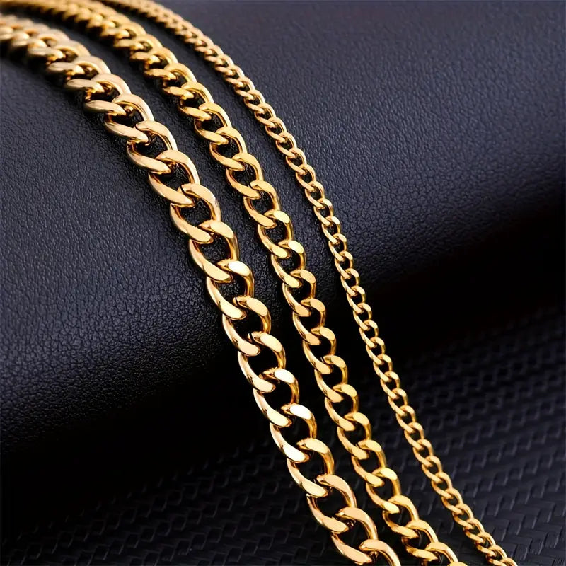 Minimalist Cuban Necklace for Men