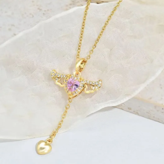 Angel Heart Amor Necklace