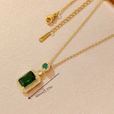 Greta Emerald Necklace